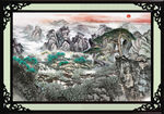 泰山国画