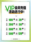 vip会员充值高清海报
