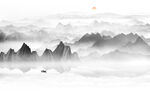 抽象山水画