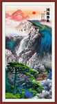 竖幅山水画