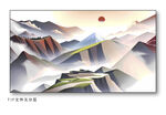 现代水墨画