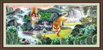 下山虎国画 