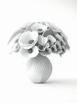 花瓶装饰画简约