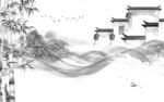 大气 最新灰色山水 Tif分层