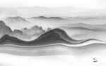 简约 高端灰色山水 TiF分层