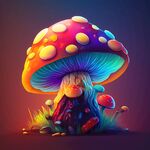 3D时尚蘑菇小屋