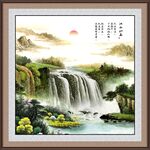 玄关山水画
