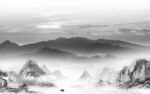 高端 中式灰色山水 TIf分层