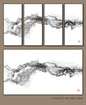 水墨山水画