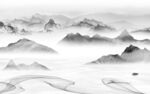 大气 沙发灰色山水 Tif分层