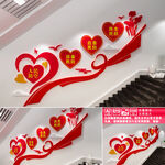 人民防空楼道文化墙