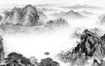 爆款 中式意境山水 TiF分层