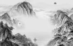 大气 灰色高端山水 Tif分层