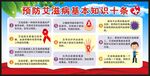 预防艾滋病基本知识十条宣传栏