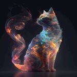 艺术手绘猫