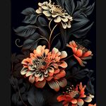 牡丹花纹理