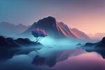 水墨山水画