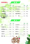 奶茶菜单