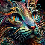 艺术猫脸