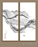 现代简约抽象画