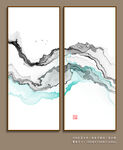现代水墨抽象画