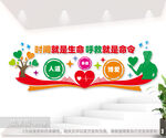 医院急救站文化墙图片