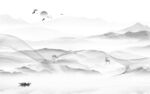 电视 意境高端山水 tif分层