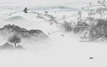 简约 爆款中式山水 tif分层