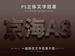 PS立体字