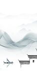高清 新款简意山水 tIf分层