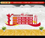社会主义核心价值观文化墙