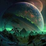 科幻风景画