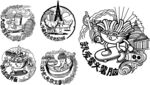 薯条包装插画