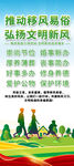 移风易俗易拉宝