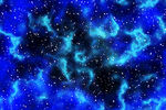 高清蓝色星空