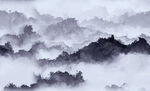 扎染 山水画