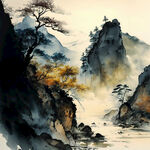 山水画