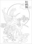 松树仙鹤