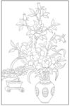 博古插花