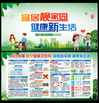 全国爱国卫生月宣传栏