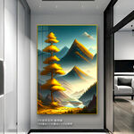 水墨山水画