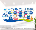 企业风采照片文化墙图片