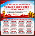 全民国家安全教育日展板