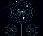 创意八大行星围绕太阳公转科普视