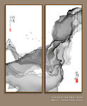 禅意水墨画