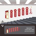校园楼梯文化墙