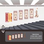 校园楼梯文化墙