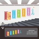 学校楼道文化墙