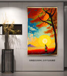 秋天油画