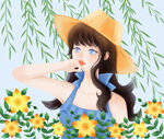 森系少女   清新插画